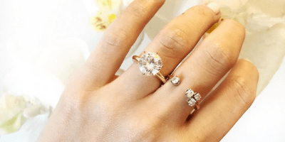 Average cost of a 2.5 carat store diamond ring